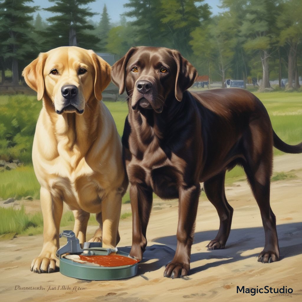 labrador image having text "labrador weight by age"